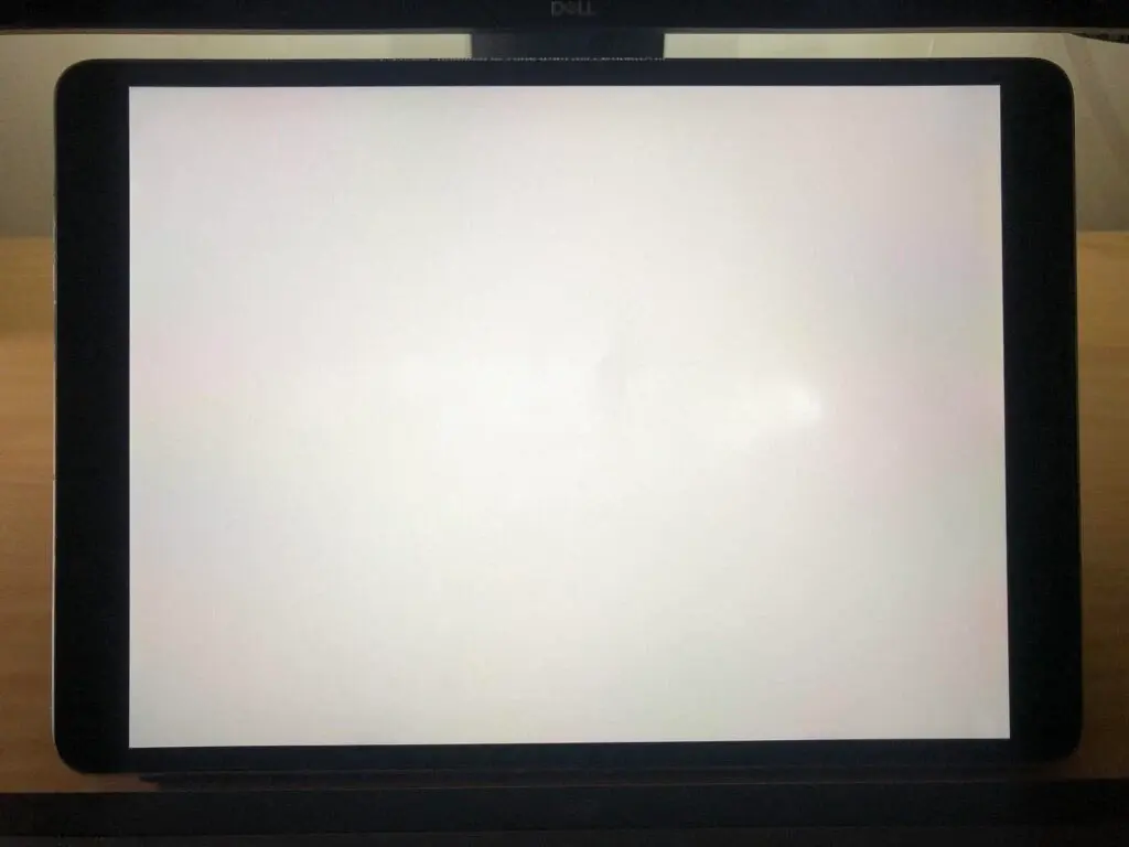 ipad air white spot